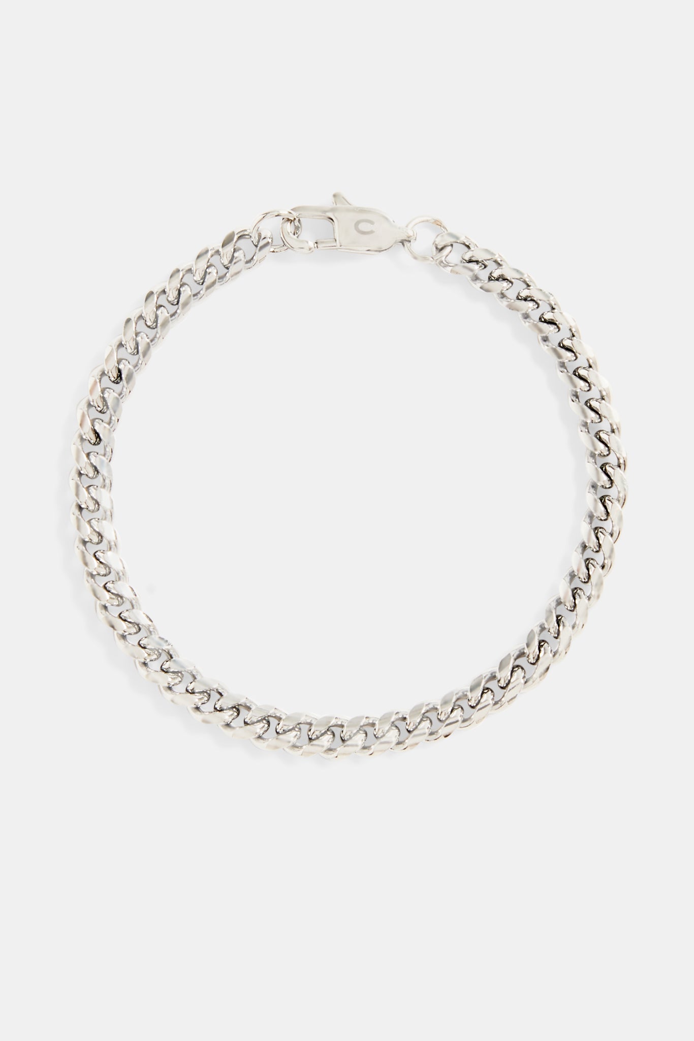 Womens 5mm miami cuban bracelet with white background